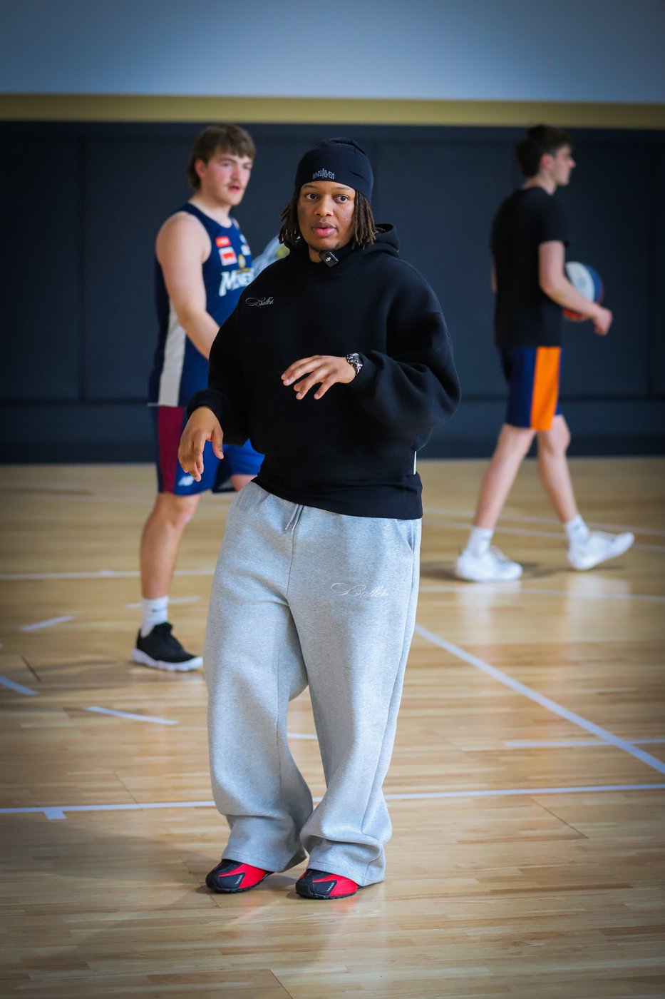 A2Z coach running an on-court session